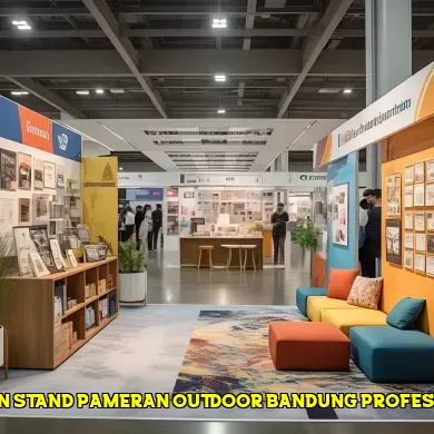 desain stand pameran outdoor bandung profesional